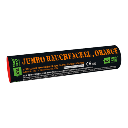 Jumbo Rauchfackel, Orange