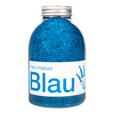 Farb-Vitalbad Blau, Flasche 500g