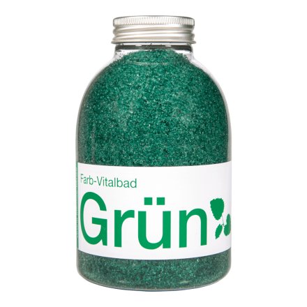 Farb-Vitalbad Grün, Flasche 500g