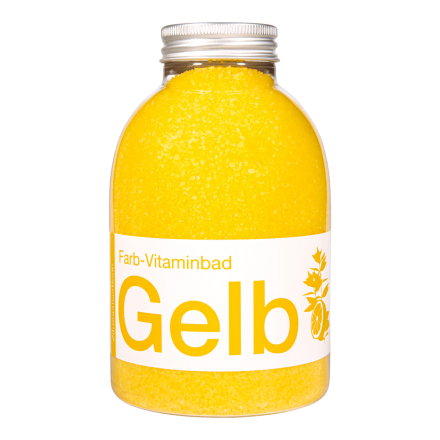 Farb-Vitalbad Gelb, Flasche 500g