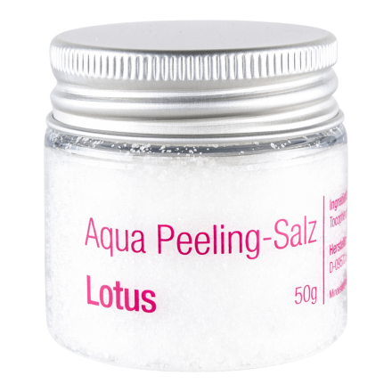 Aqua Peeling-Salz Lotus, Dose 50g