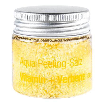 Aqua Peeling-Salz Vitamin+Verbene, Dose 50g